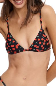 Fun cherry print swimsuit, a must-have summer item