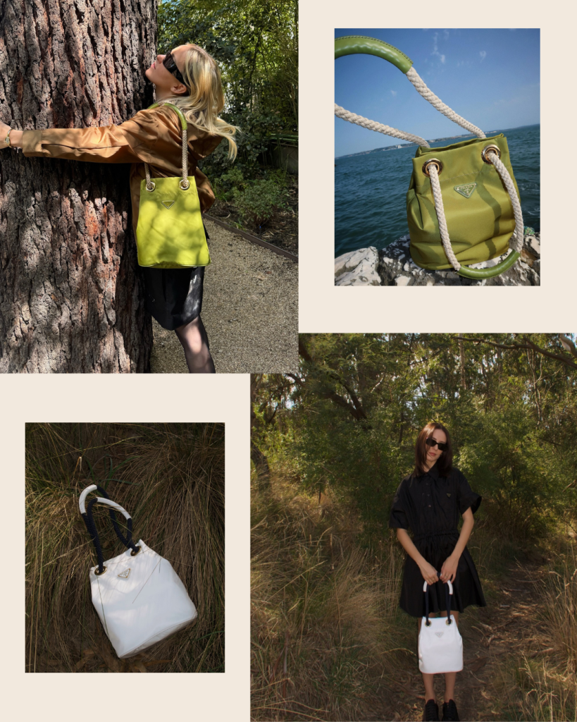 Prada Mariner Re-Nylon Small Bucket Bag