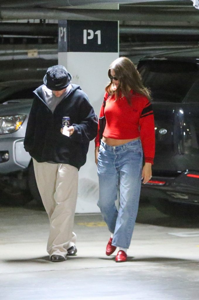 Hailey Bieber loafer looks