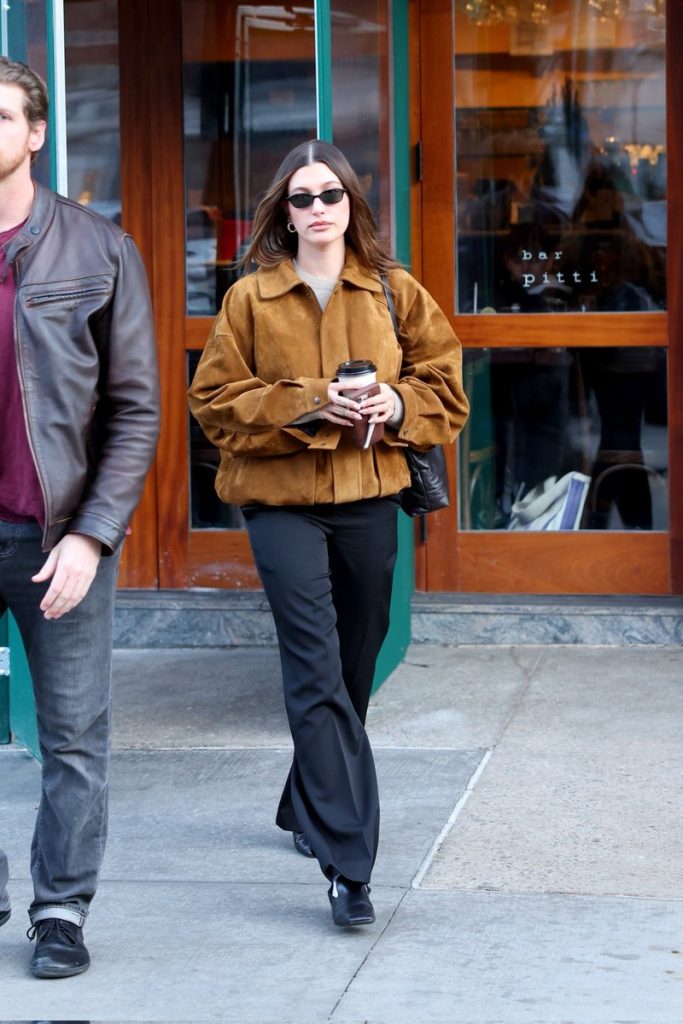Hailey Bieber loafers
