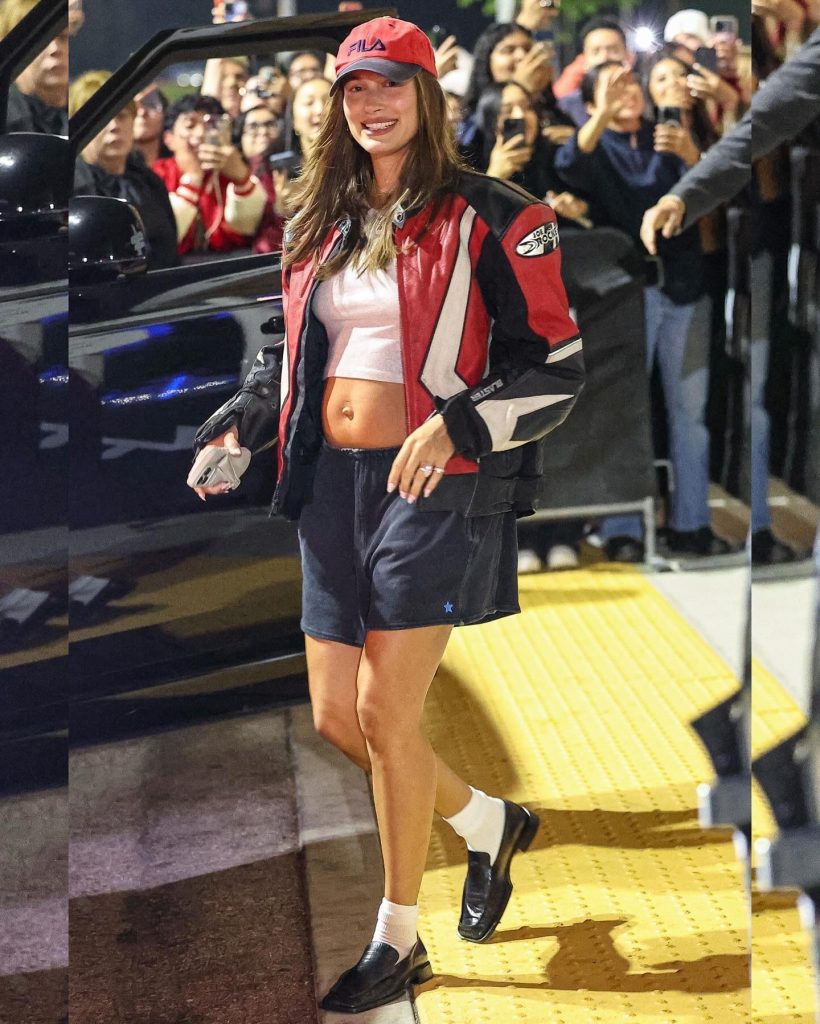 Hailey Bieber loafers