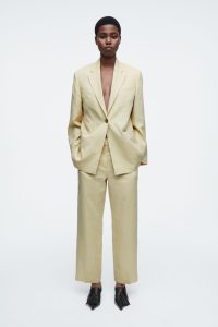 COS Linen Slim-Leg Pants