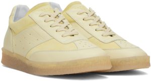 MM6 MAISON MARGIELA Yellow Court Sneakers