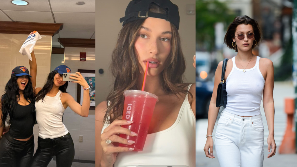 Celebrities styling affordable and versatile tank tops